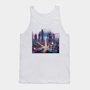 Neon Horizons Tank Top